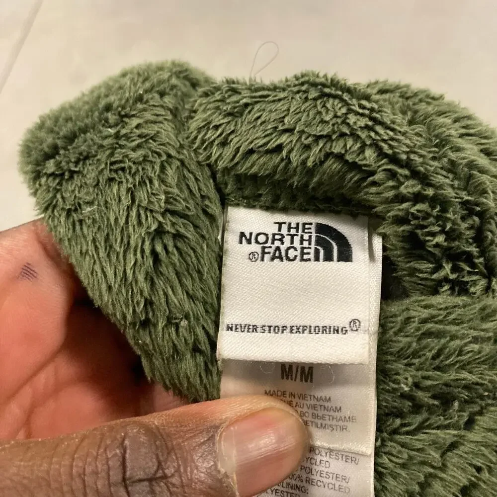 Reversible fur the north face puffer vest jacket